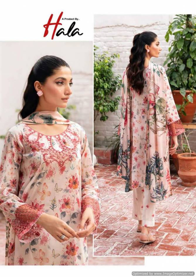 Rangrez Vol 2 By Hala Cotton Printed Pakistani Dress Material Wholesale Clothing Suppliers In India
